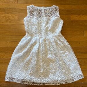 BB Dakota White Floral Lace Dress